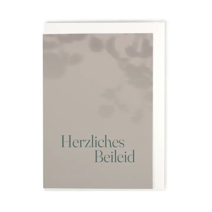 Trost - Herzliches Beileid