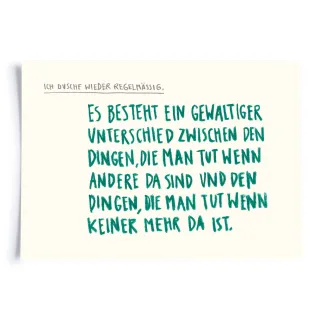 Postkarte mit Grüssen aus der Alp A6 - "Andere & Keine""