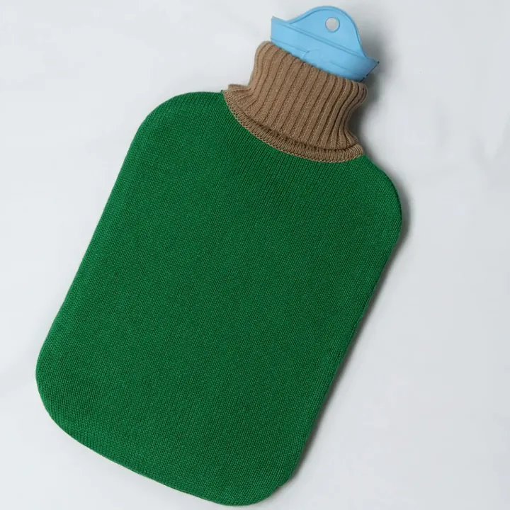 Wärmeflasche uni - grün