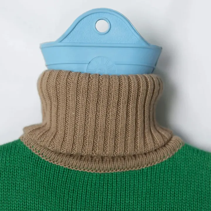 Wärmeflasche uni - grün