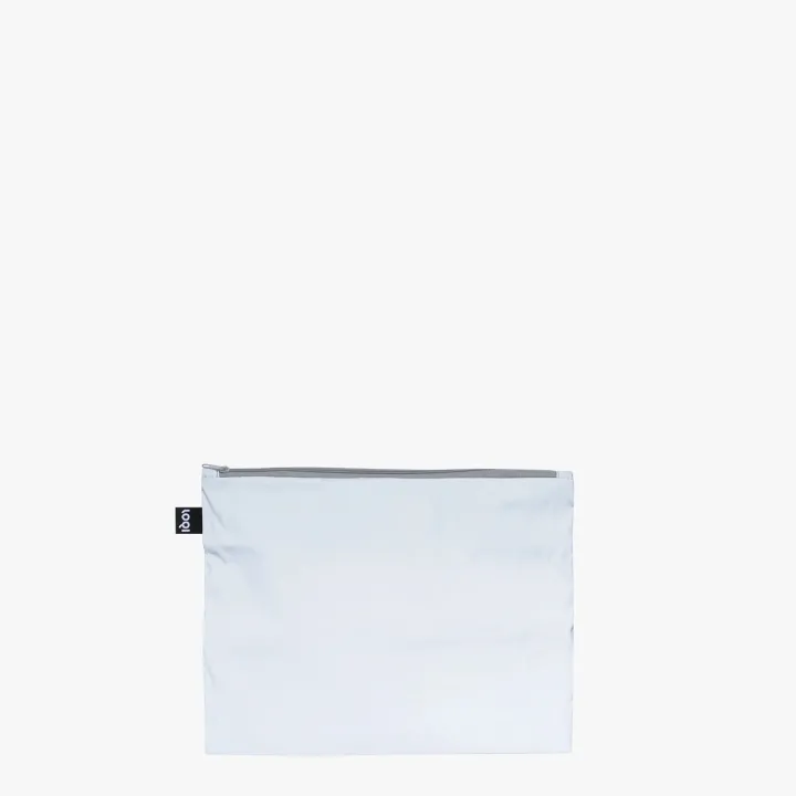 Zip Pockets - Reflective Silver