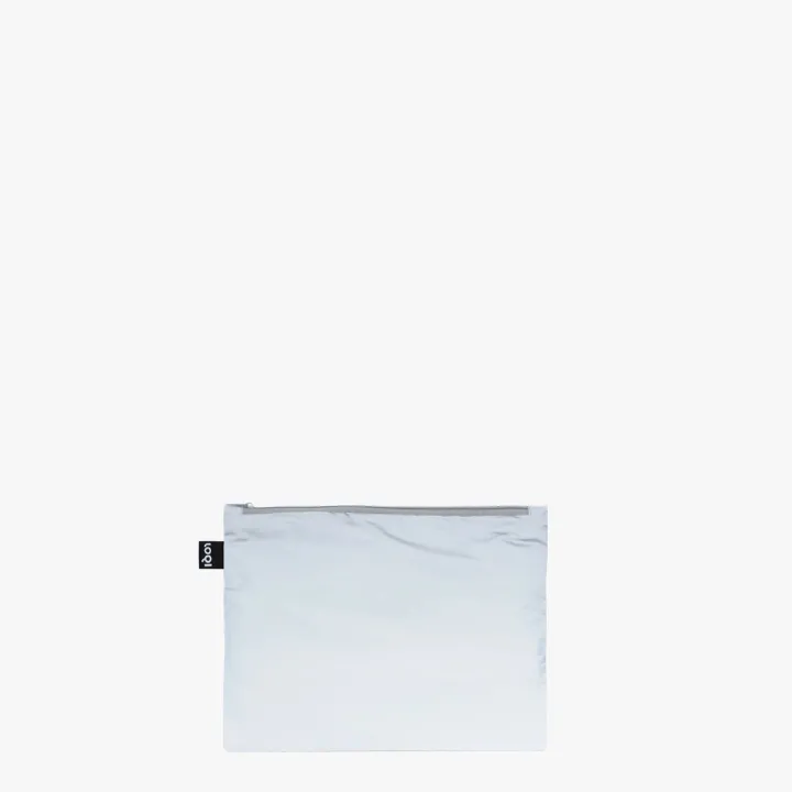 Zip Pockets - Reflective Silver