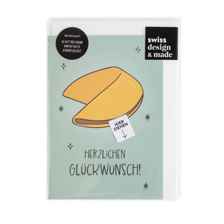 Glückskeks - Herzlichen Glückwunsch