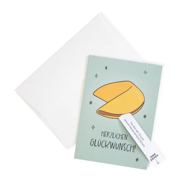 Glückskeks - Herzlichen Glückwunsch