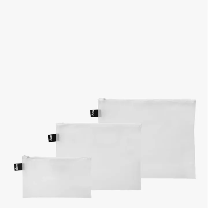 Zip Pockets - Transparent Milky