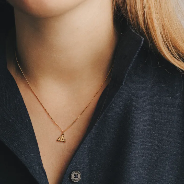 Halskette - Triangel - gold