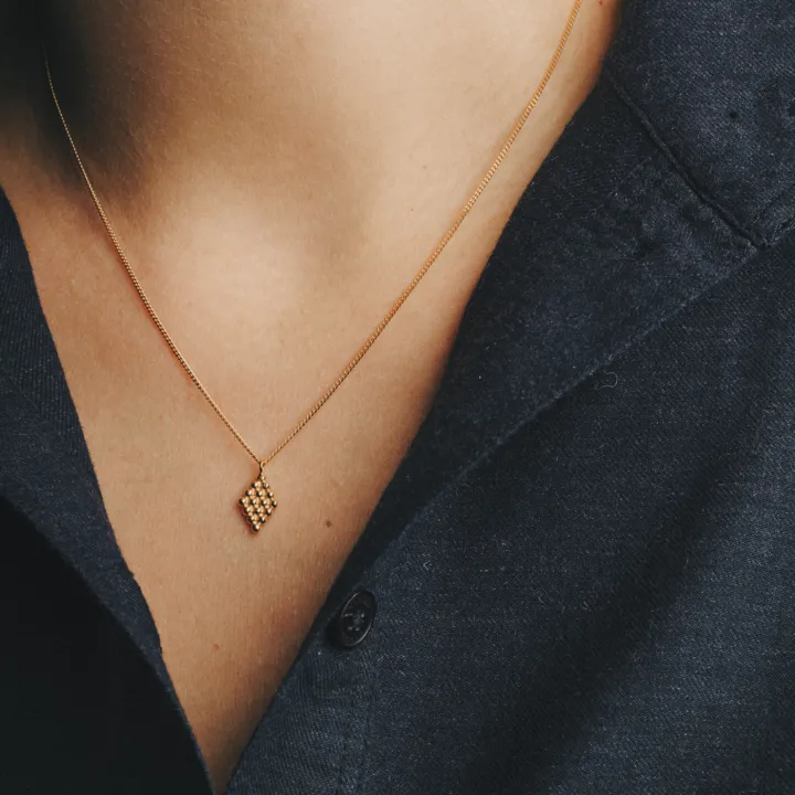 Halskette - Rhombus - gold