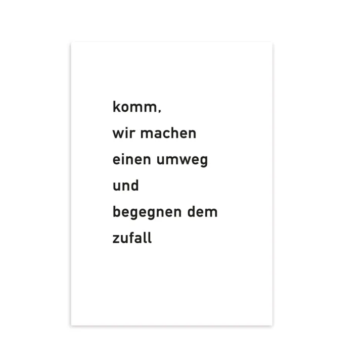 machen einen umweg