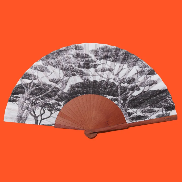 FAN - CHARCOAL FOREST