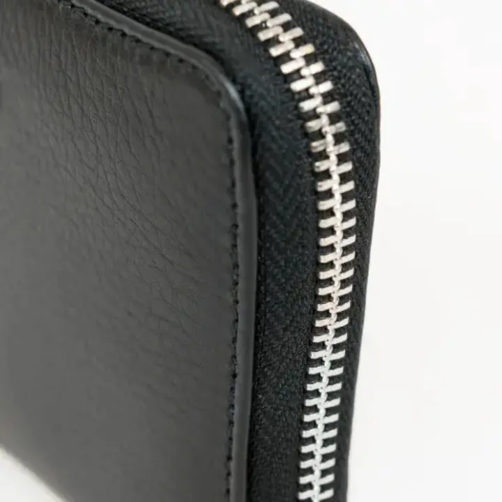 Reissverschluss Portemonnaie M - Black Silver