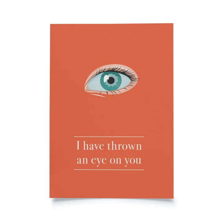 D'English - I have thrown an eye on you