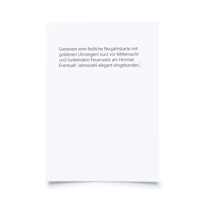 Andrea Mettler - Silvesterprompt
