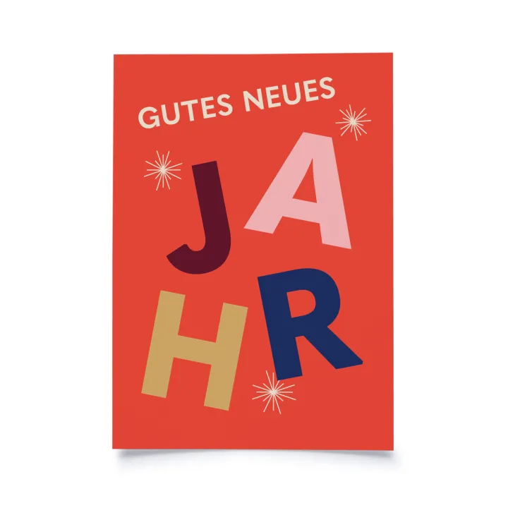 Typographie - Gutes neues Jahr