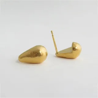 Ohrringe Tropfen - gold