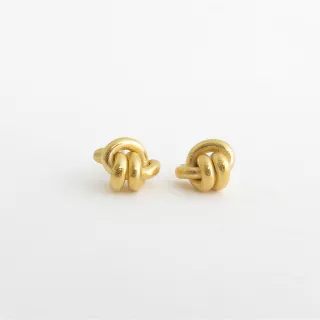 Ohrstecker Doppelknoten - gold