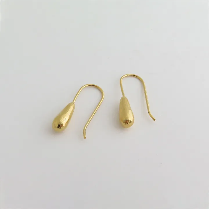 Ohrringe Tropfen Reifen - gold