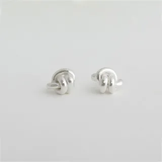 Ohrstecker Doppelknoten - silber