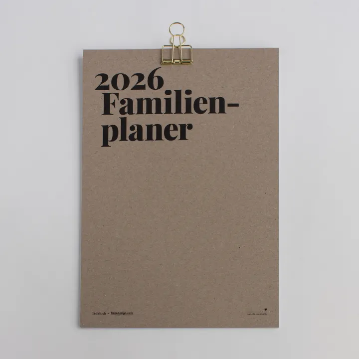 Tadah - 2026 Familienplaner