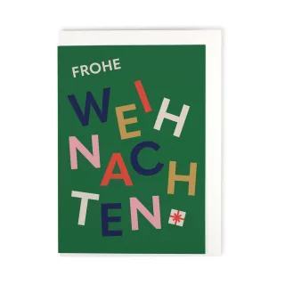 Typographie FK - Frohe Weihnachten