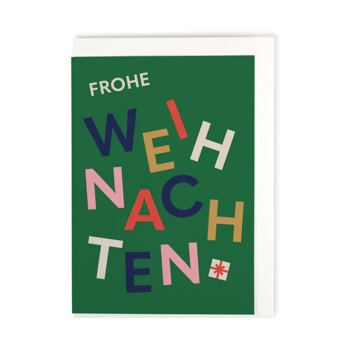 Typographie FK - Frohe Weihnachten