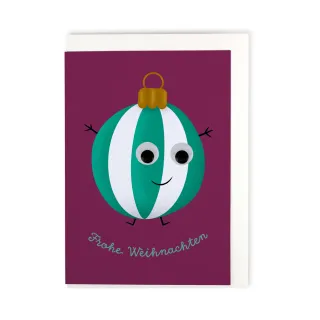 Wackelaugen - Frohe Weihnachten