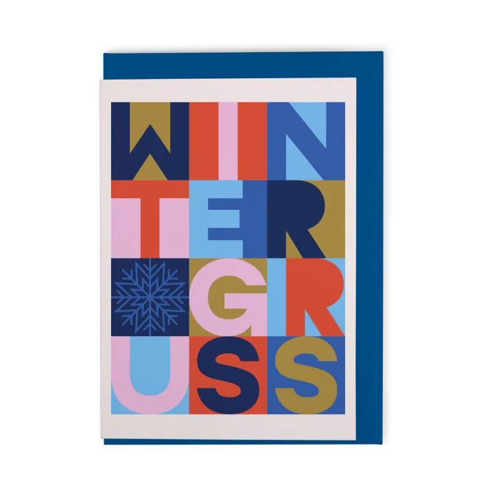 Plastische Weihnachten FK - Wintergruss