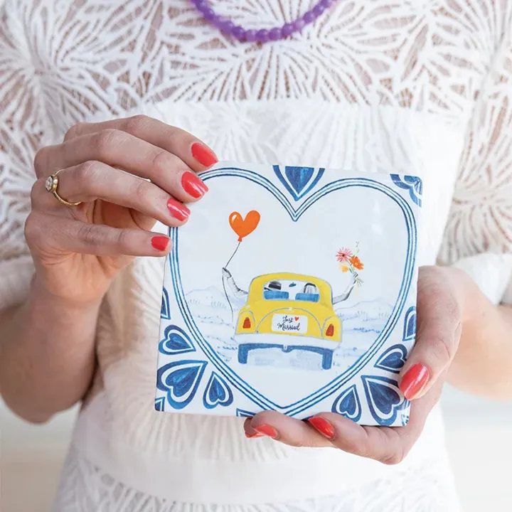 Tiles - Just married, off we go!