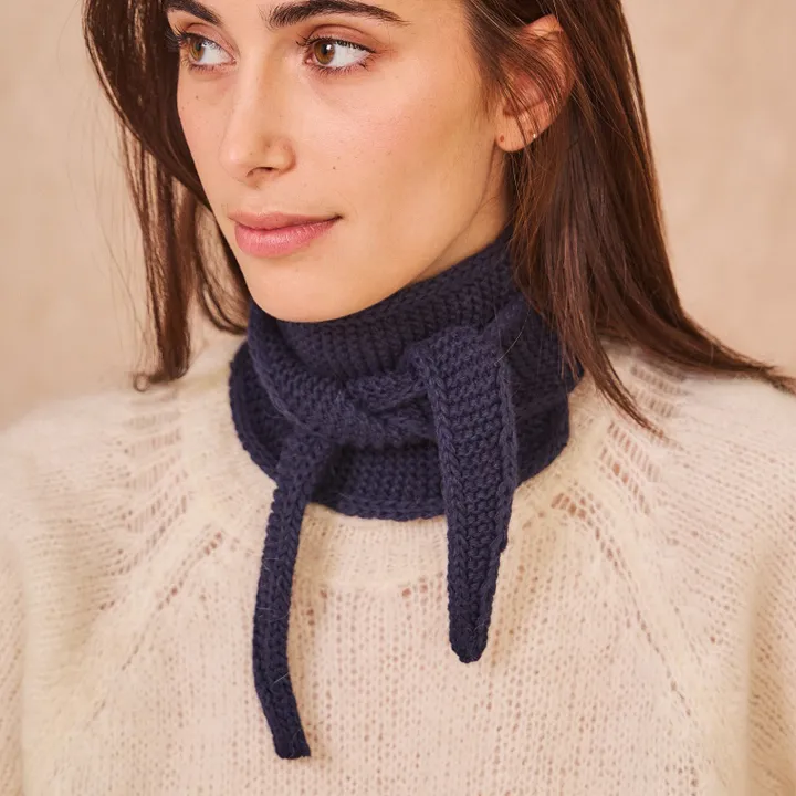 Sophie Schal - Navy Blau