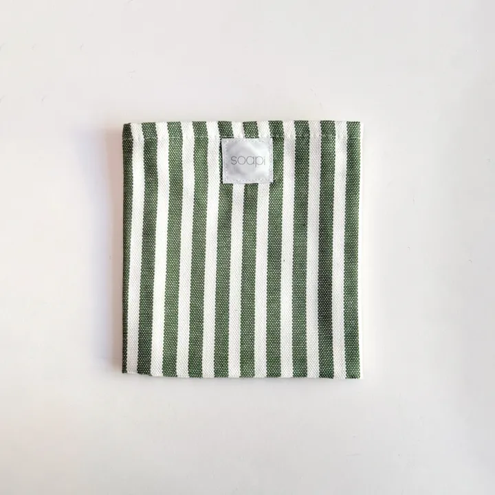 soapi - Magnetisches Küchentuch gestreift grün