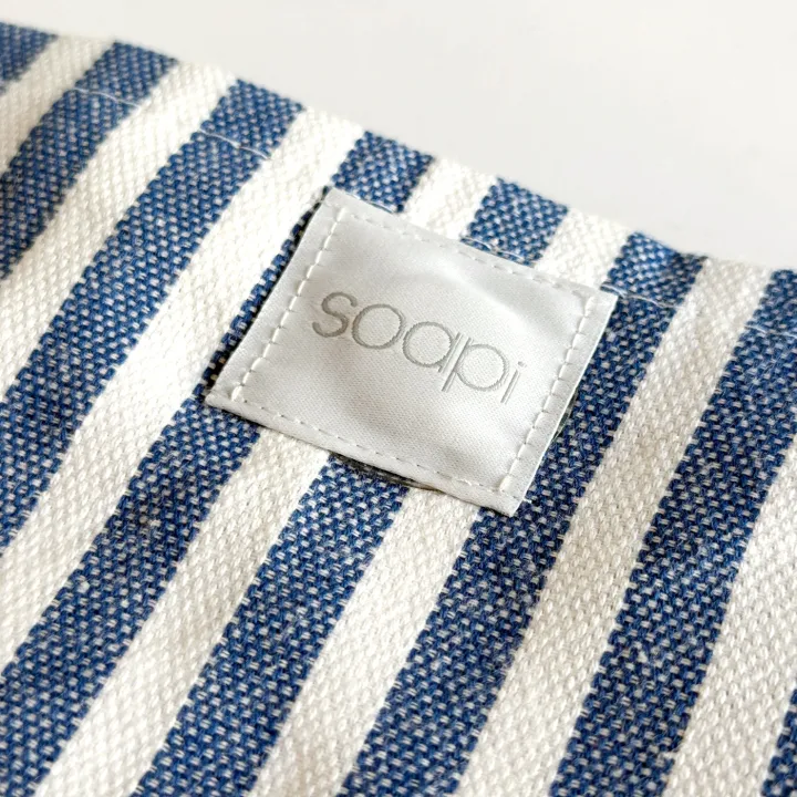 soapi - Magnetisches Küchentuch gestreift blau