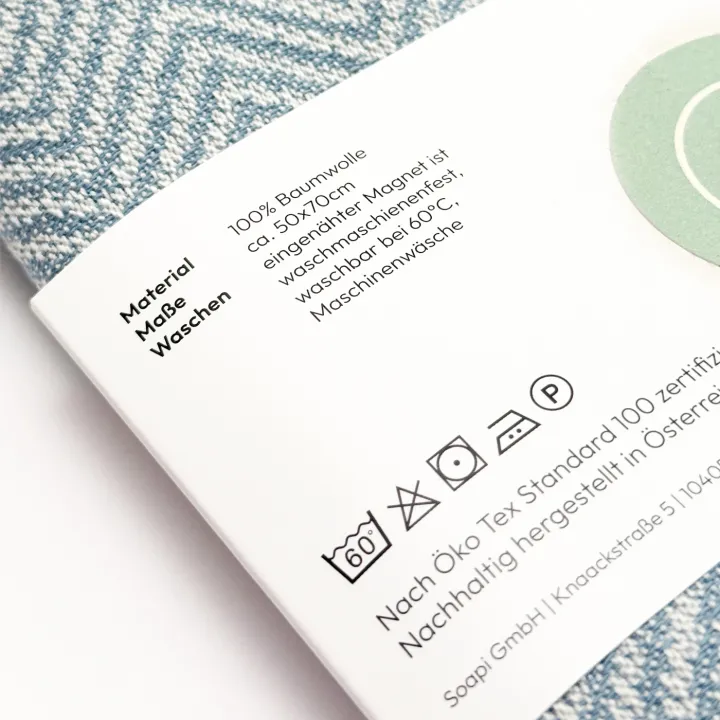 soapi - Magnetisches Küchentuch blau