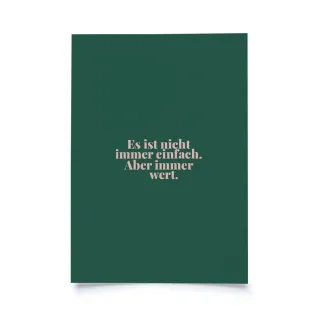 Tadah - Es ist nicht immer einfach.