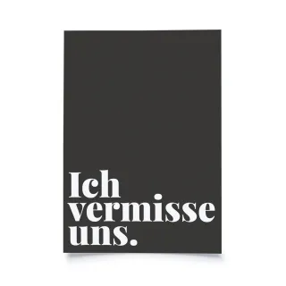 Tadah - Ich vermisse uns.