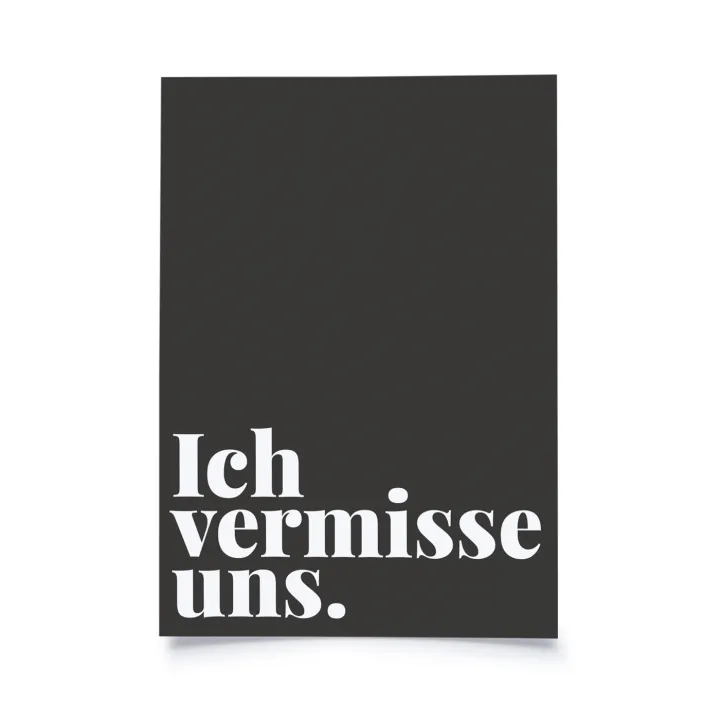 Tadah - Ich vermisse uns.