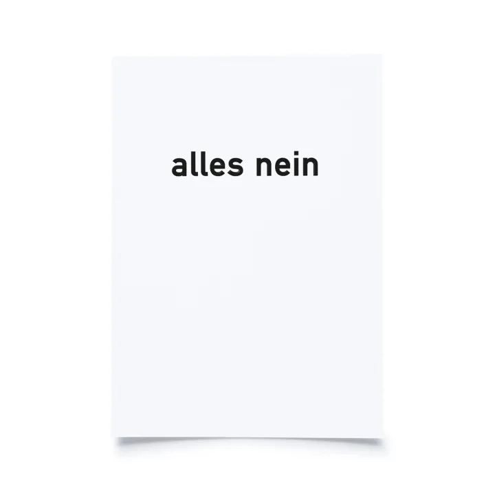 alles nein