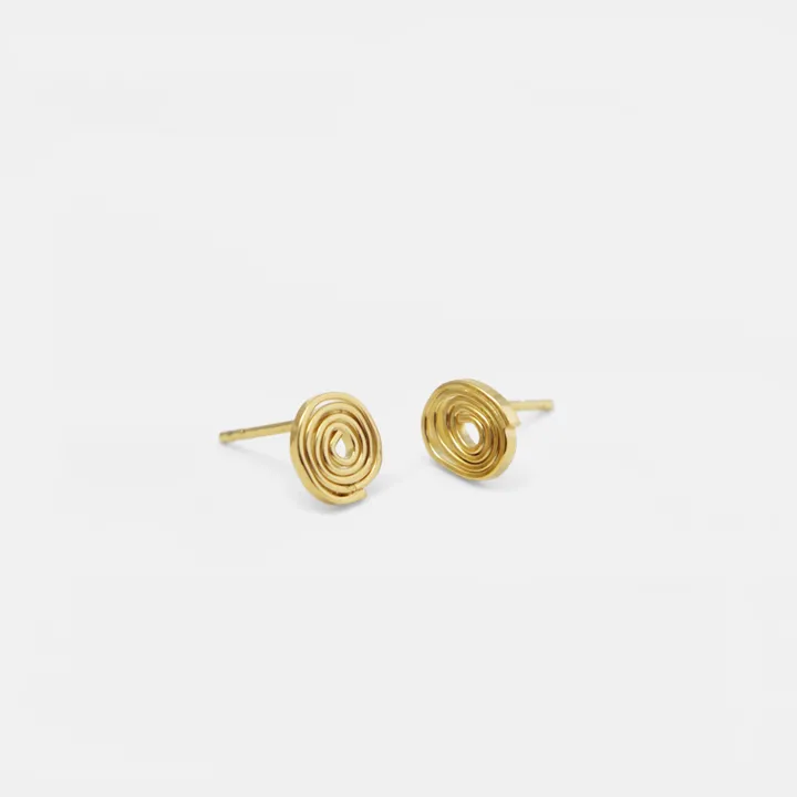 Ohrstecker Kleine Spirale - gold