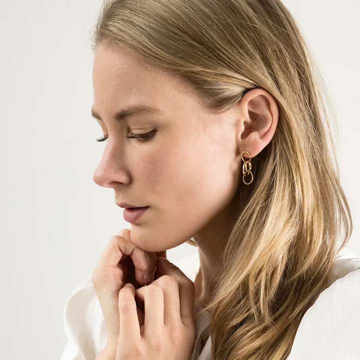 Ohrringe Kleines Quartet - gold