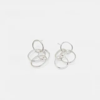 Ohrringe Kleines Quartet - silber