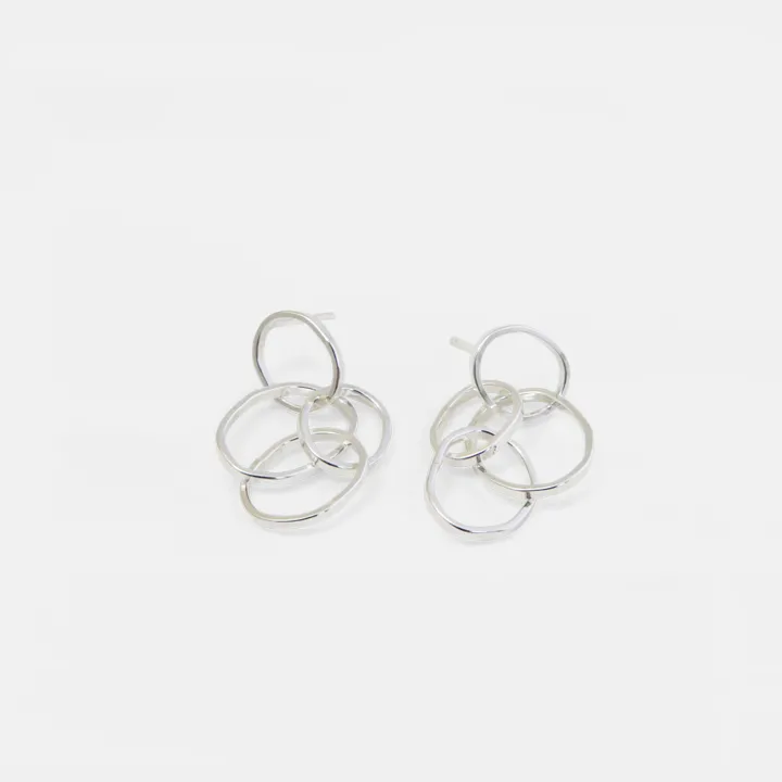 Ohrringe Kleines Quartet - silber