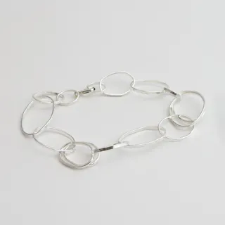 Armband Schleifen - silber