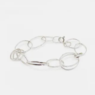 Armband Schleifen - silber