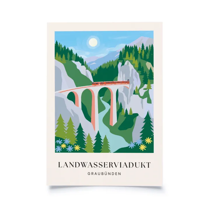 Malerische Schweiz - Landwasserviadukt