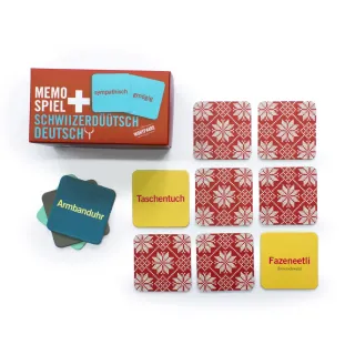 Memospiel Schwiizerdüütsch I Wortpaare von Fidea Design