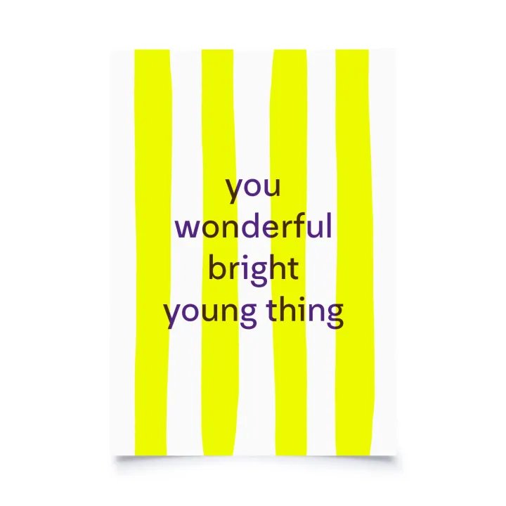 Heller - You wonderful bright young thing