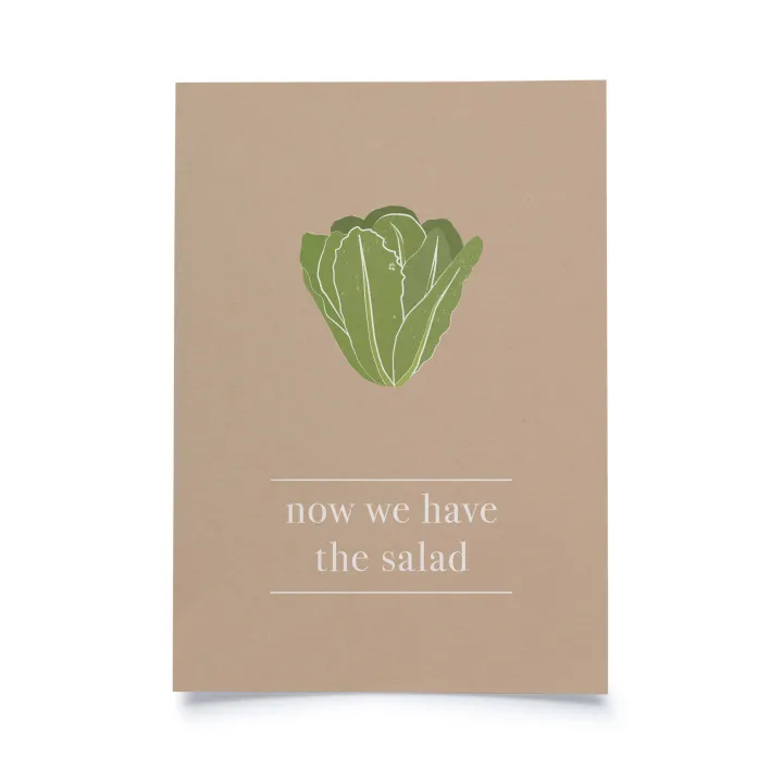 D'English - Now we have the salad