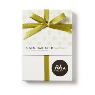 Postkarten-Adventskalender Gourmet von Fidea Design