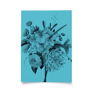 Frühlingsblumen - Blau