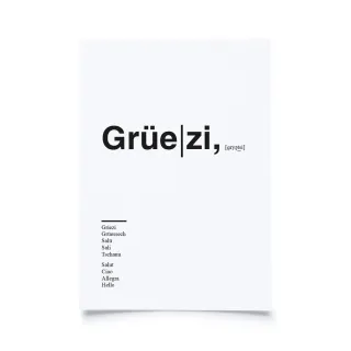 Helvetica - Grüezi