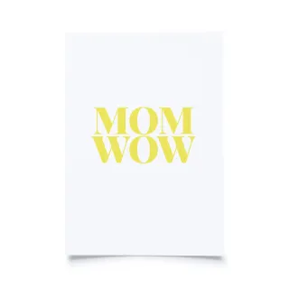 Postkarte für humorvolle Mami's A6 - "Ruhe ist eine Superkraft."