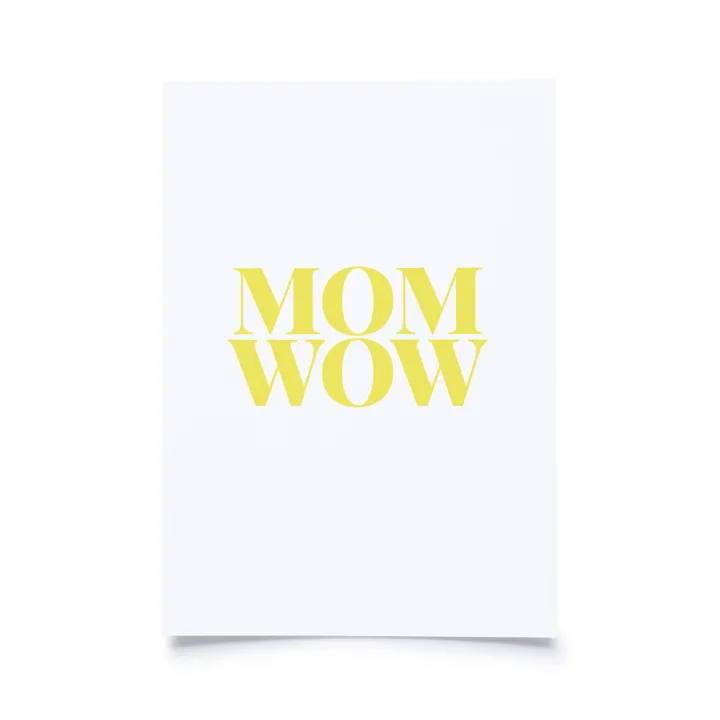 Postkarte für humorvolle Mami's A6 - "Ruhe ist eine Superkraft."